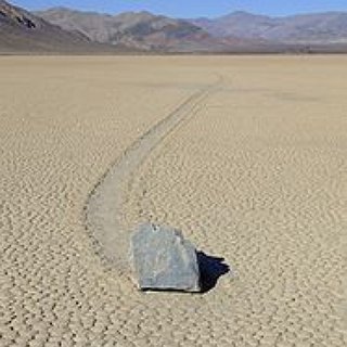 BucketList + See The Moving Stones Of Death Valley.
