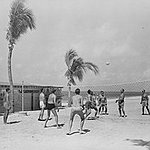 BucketList + Play Impromptu Beach Volleyball With ... = ✓