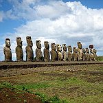 BucketList + See The Moai On Easter ... = ✓