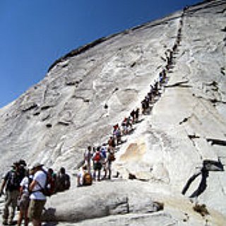 BucketList + Half Dome, Yosemite Climb - Http://Www.Gersch.Com/Greg/Pictures/Half-Dome-Cables-480.Jpg