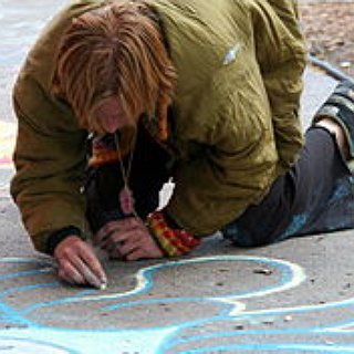 BucketList + Write Sweet Nothings In Chalk In Downtown Newport